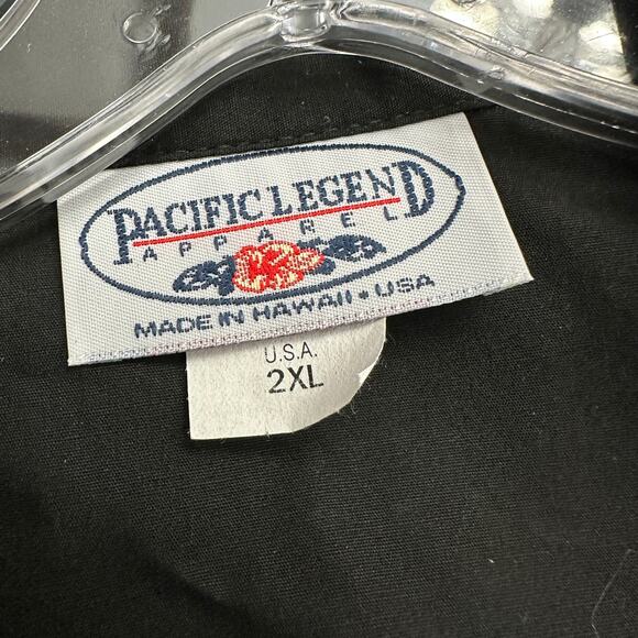 Pacific Legend Men Hawaiin Shirt Size 2XL Parrots Made in Hawaii Vacation Resort - Picture 3 of 7